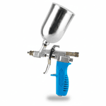 Pistola Tipo Gravidade Com Caneca de Aluminio 300ml - STEULA