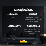Tinta Acrílica Fosco Branco Emborrachada Eucatex Máxima Proteção 18L