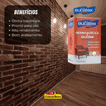 Resina Brilhante Incolor Base Solvente Eucatex 18L 