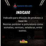 Thinner para Poliéster e Pu 454 - 5 Litros - LAZZURIL