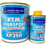 kit Fundo Primer PU Cinza 750ml KP350 + Endurecedor 150ml Sherwin Williams Lazzuril