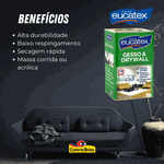 Tinta Acrílica Gesso Branco Eucatex 18L