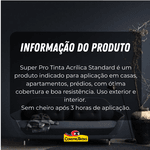 Tinta Acrílica Semi Brilho Branco 18 Litros - Eucatex Super Pró Standard