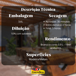 Esmalte Sintético Acetinado Branco 900ml - COR & PROTEÇÃO - SUVINIL