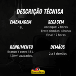 Tinta Acrilica Branco 18 Litros - GESSO E DRYWALL - SUVINIL