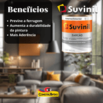 Fundo Zarcão Laranja 900ml SUVINIL