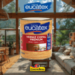Verniz Brilhante Natural Copal Eucatex 3,6L