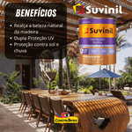 Verniz Fosco Natural Marítimo 3,6 Litros - PROTEÇÃO DUPLA - SUVINIL