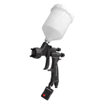 PISTOLA 1,3mm CARBONIO 360° LIGHT HTE CLEAR C/MANÔMETRO DIGITAL - WALCON