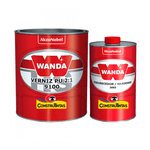 Kit Verniz PU 9100 900ml + Endurecedor 3093 450ml Alto Sólidos - Wanda