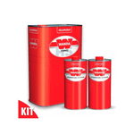 Kit Verniz PU 9100 4 Litros + 2 Endurecedores 3093 de 1 litro - Alto Sólidos Wanda