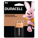 Bateria 9V Duracell Alcalina