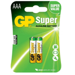 Pilha AAA Alcalina GP Super Cartela c/ 2