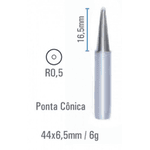 Ponta Para Estação De Solda Cônica 1mm Hikari