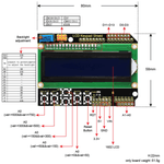 Display LCD Shield com Teclado para Arduino