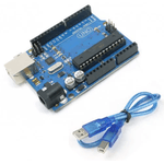 Arduino UNO R3 + Cabo USB 2.0 ATMEGA328P