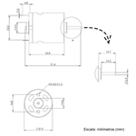 Motor DC 12V 7000rpm - Ak360/78.8pl12s7000s AKIYAMA