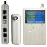 Testador De Cabos Multifuncional RJ45 / RJ11 / USB e BNC MT-200L