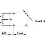 Relê 12V 20A Mini 5 Terminais - 1NA e 1NF TRKM S-Z