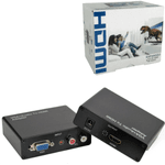 Conversor de VGA para HDMI com Áudio