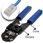 Alicate De Crimpar Cabo Rede RJ45 CAT5/CAT6 GC