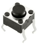 Chave Táctil 6x6x5mm 4 Terminais