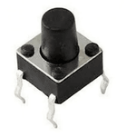Chave Táctil 6x6x7mm 4 Terminais