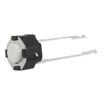 Chave Táctil 6x6x4,3mm 2 Terminais Redonda