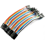 Fio Jumper 40 vias tipo Fêmea x Fêmea 20cm para Arduino