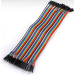 Fio Jumper 40 vias tipo Macho x Fêmea 20cm para Arduino