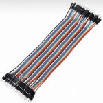 Fio Jumper 40 vias tipo Macho x Macho 20cm para Arduino