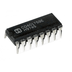 Circuito Integrado CD40175 CMOS Flip-Flop D