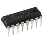 Circuito Integrado CD4511 Decodificador BCD