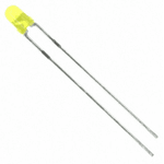 LED Difuso 3mm Amarelo