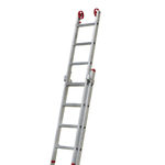 ESCADA EXTENSIVA ALUMINIO 7X2 DEGRAUS BOTAFOGO ESC0616