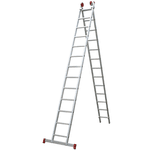 ESCADA EXTENSIVA ALUMINIO 13X2 DEGRAUS BOTAFOGO ESC0622