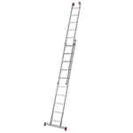 ESCADA EXTENSIVA ALUMINIO 10X2 DEGRAUS BOTAFOGO ESC0619