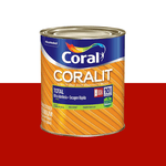 CORALIT TOTAL VERMELHO BRILHANTE 0,9L BASE ÁGUA (ZERO)