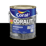 CORALIT ANTIFERRUGEM PRETO 3,6L FERROLACK