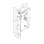FECHADURA STAM INOX 823/33 ESPELHO BANHEIRO