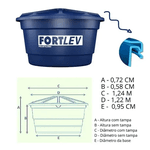 Caixa D'Água 500L Fortlev