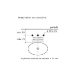 Misturador Para Lavatório Banca BA Gioia CR 56416 Tigre