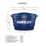 Caixa D'Água 310L Fortlev