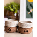 Copo em Cerâmica Branco Areia