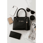 Bolsa Cotti Lorena Baby Fokus Preto