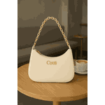 Bolsa Meia lua Marfim
