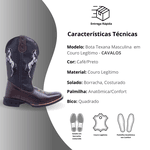 Bota Masculina Texana Cavalos