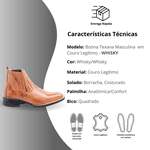 Botina Masculina Texana Whisky