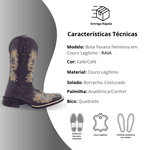 Bota Feminina Texana Raia