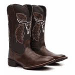 Bota Masculina Texana Cara De Boi 